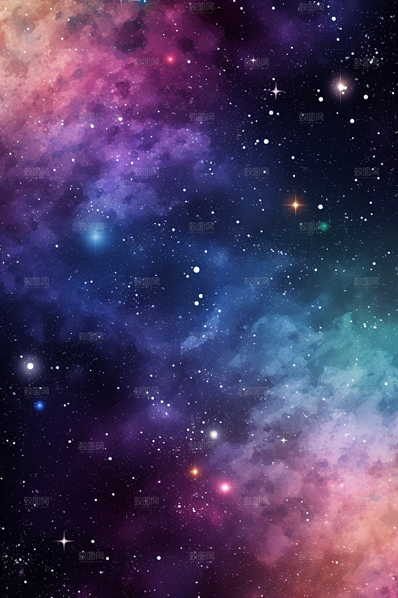 宇宙星空星云未来素材