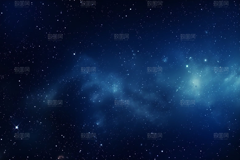 宇宙星空唯美夜空素材