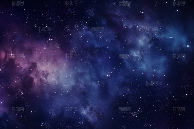 宇宙星空唯美浪漫素材