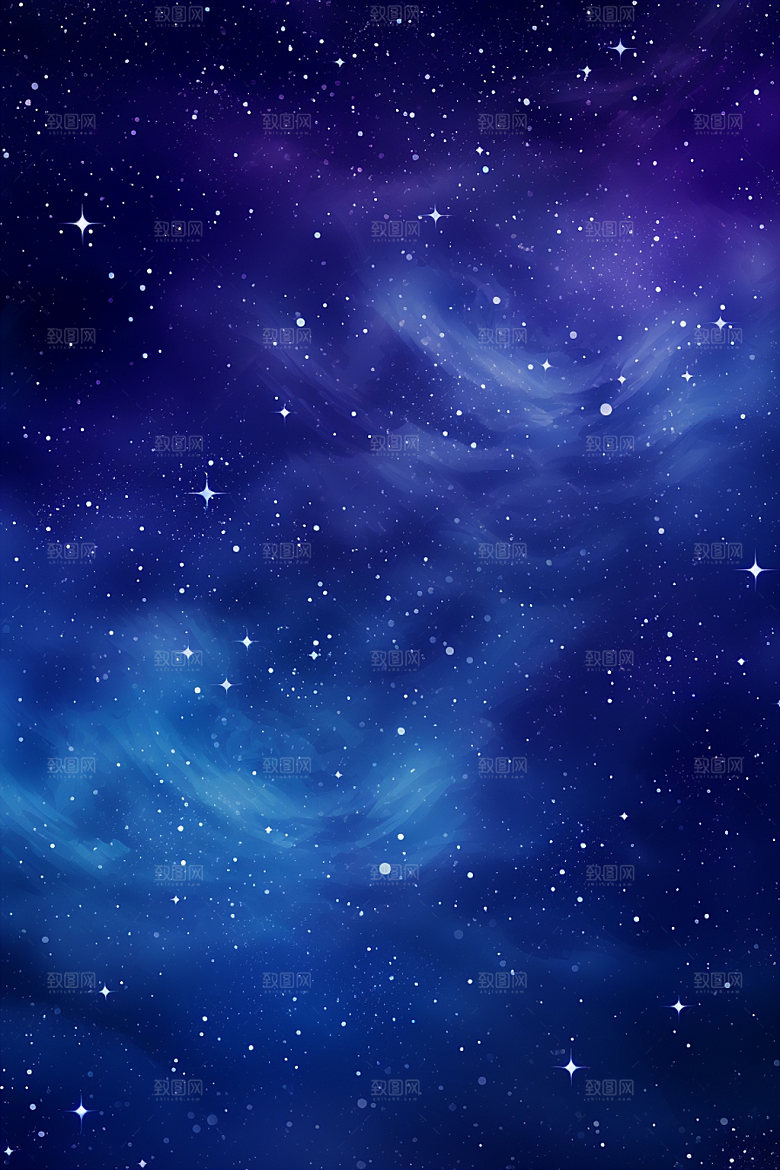 宇宙星空星云灿烂素材