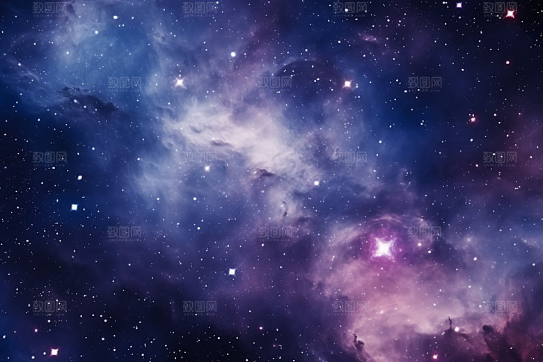 宇宙星空浪漫夜空素材