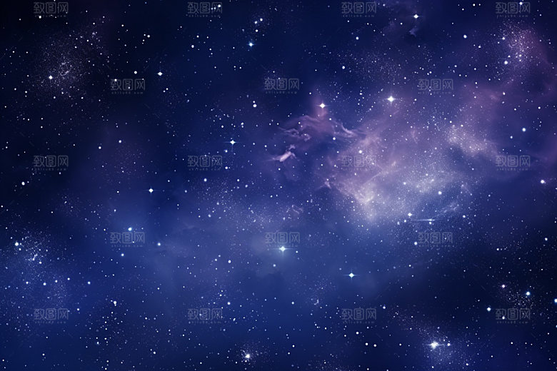 宇宙星空唯美浪漫素材
