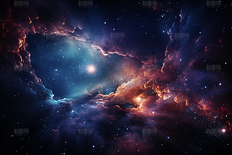 宇宙星空灿烂天空素材