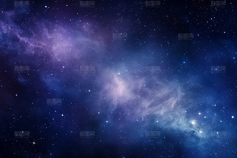宇宙星空灿烂星云素材