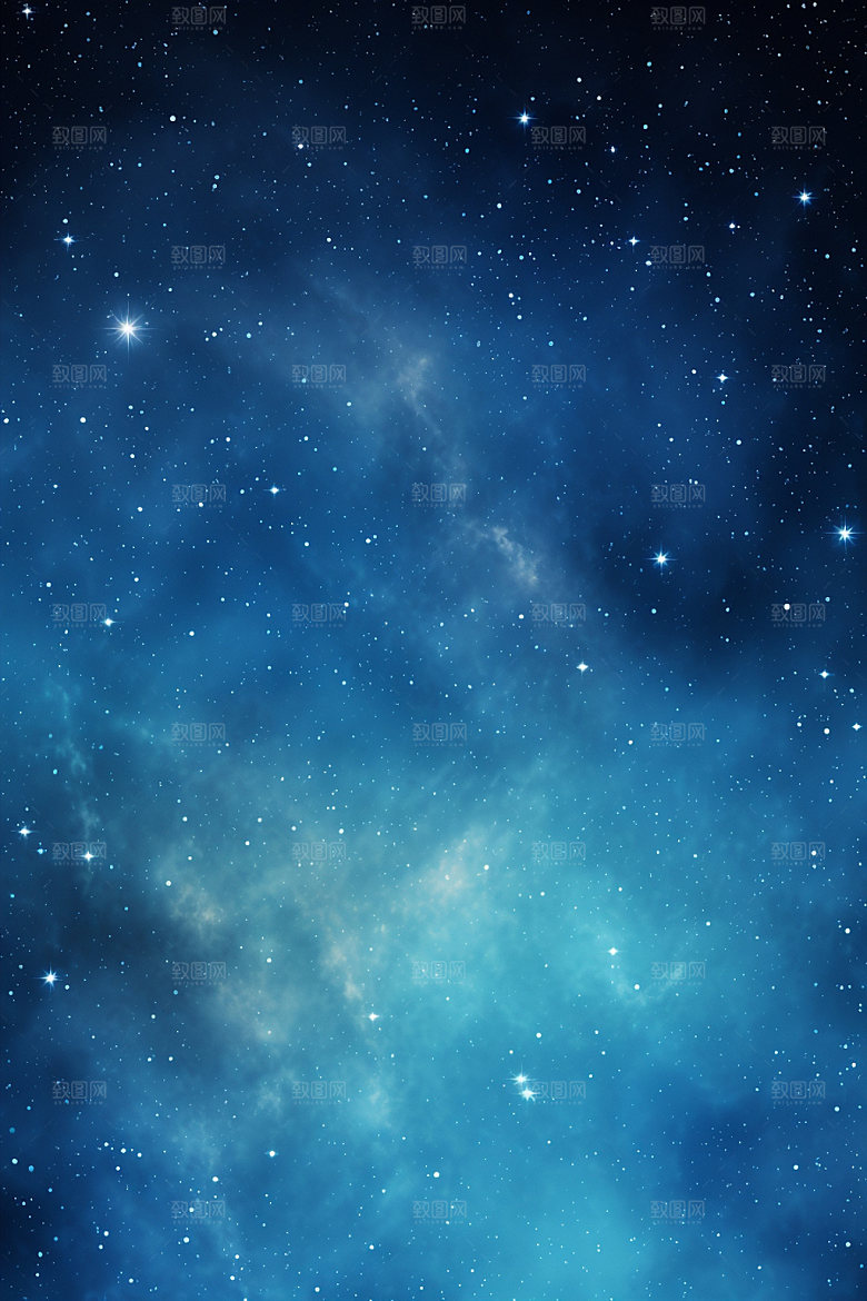 宇宙星空浪漫灿烂素材