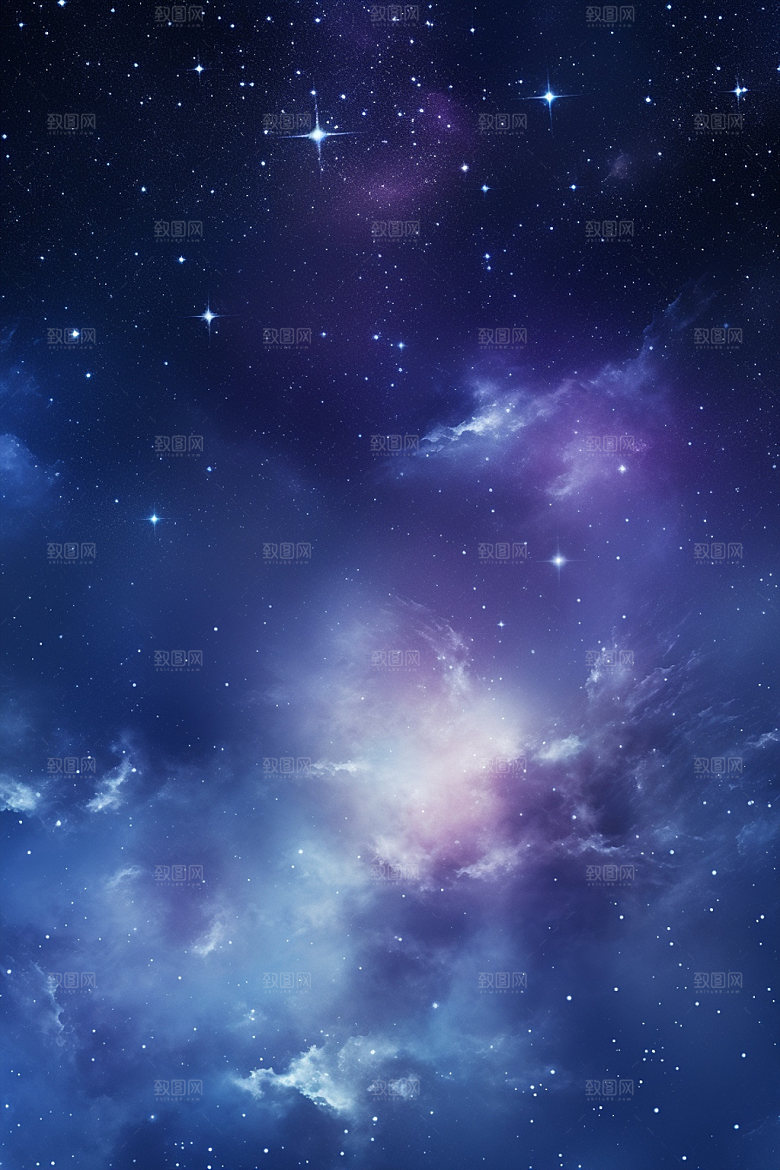 宇宙星空星云唯美素材