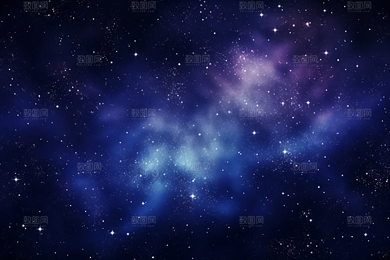 宇宙星空星云灿烂素材