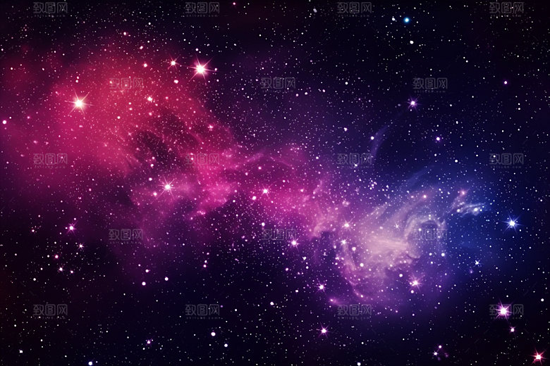 宇宙星空浪漫唯美素材