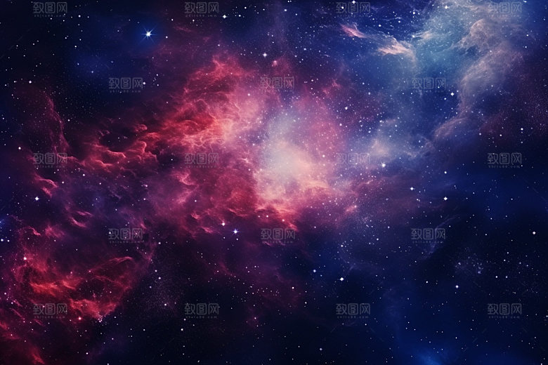 宇宙星空星云唯美素材