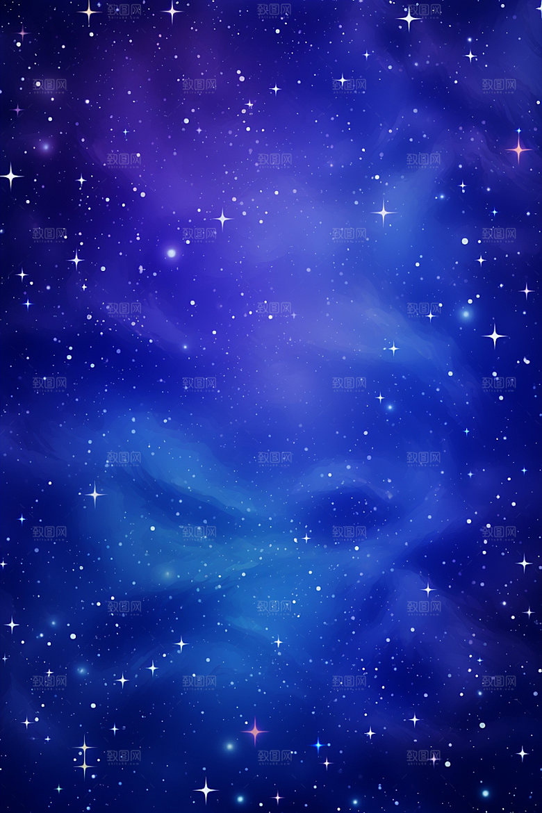 宇宙星空灿烂星云素材
