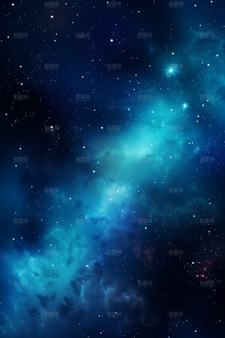 宇宙星空唯美夜空素材