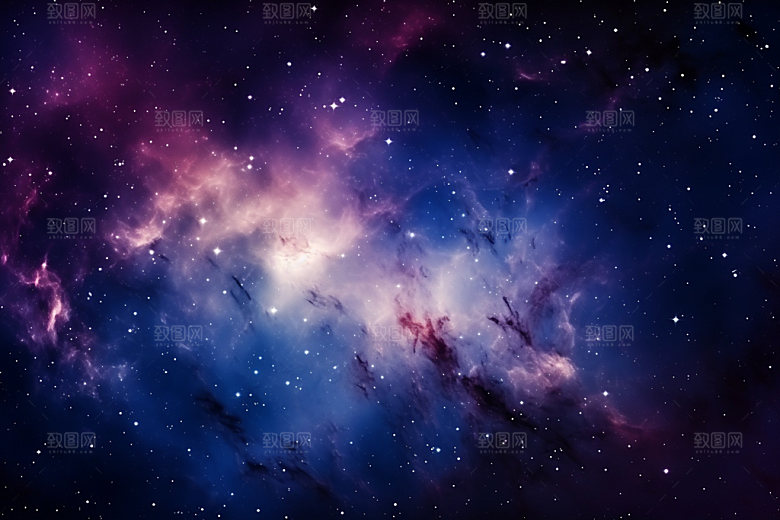 宇宙星空高清夜空素材