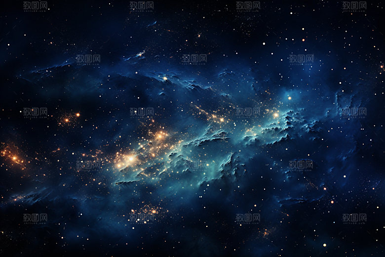宇宙星空天空灿烂素材