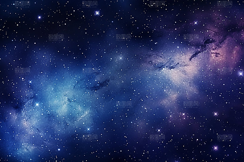 宇宙星空夜空唯美素材