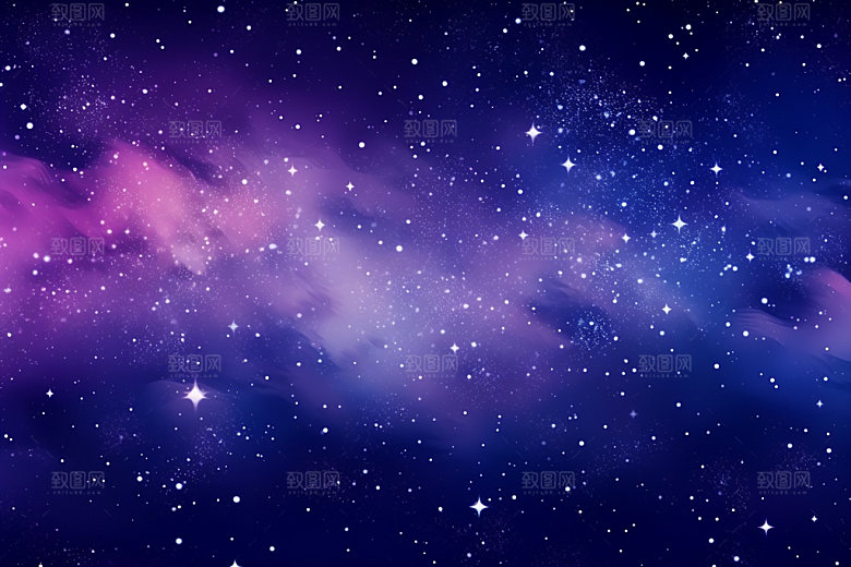 宇宙星空星云灿烂素材