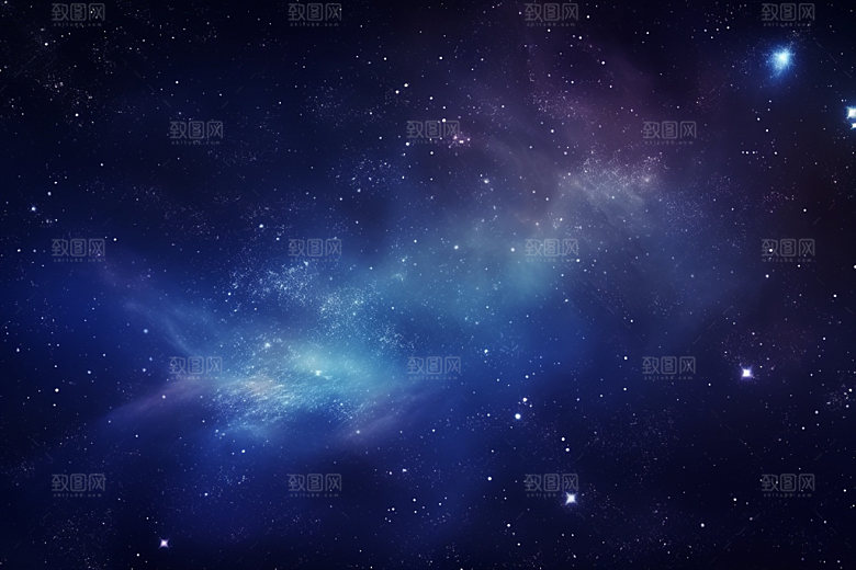 宇宙星空夜空唯美素材