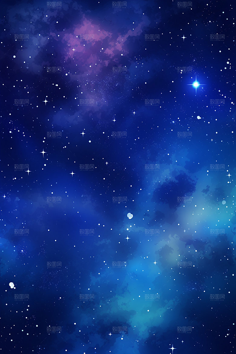 宇宙星空唯美未来素材