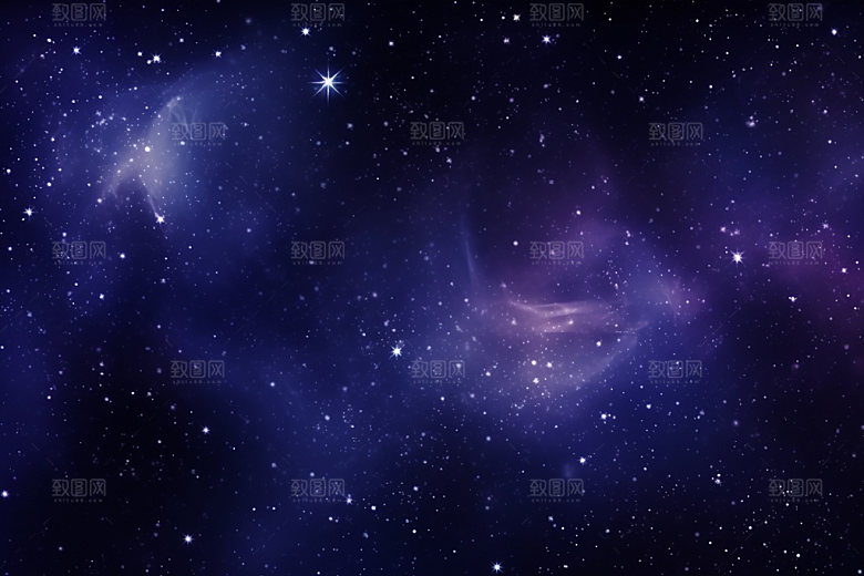宇宙星空灿烂星云素材