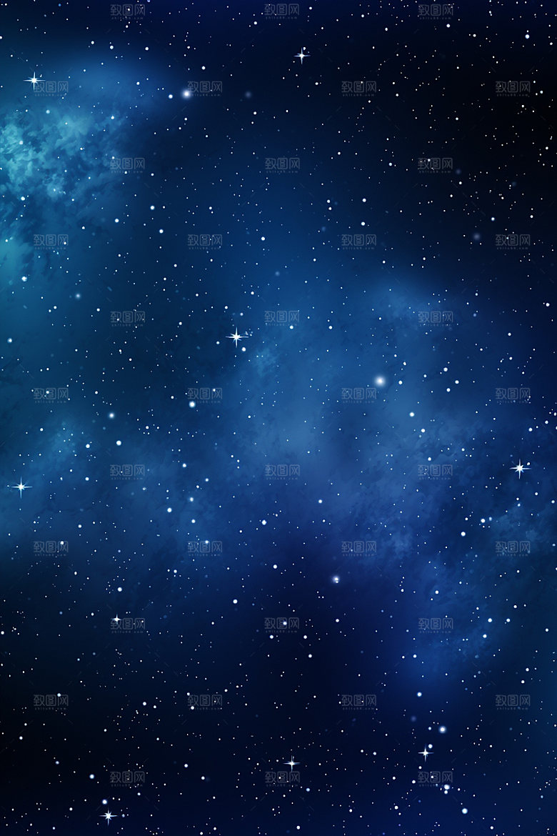 宇宙星空唯美星云素材