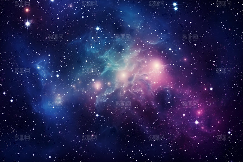 宇宙星空太空唯美素材