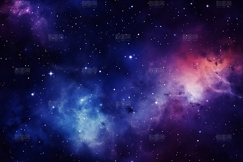 宇宙星空浪漫唯美素材