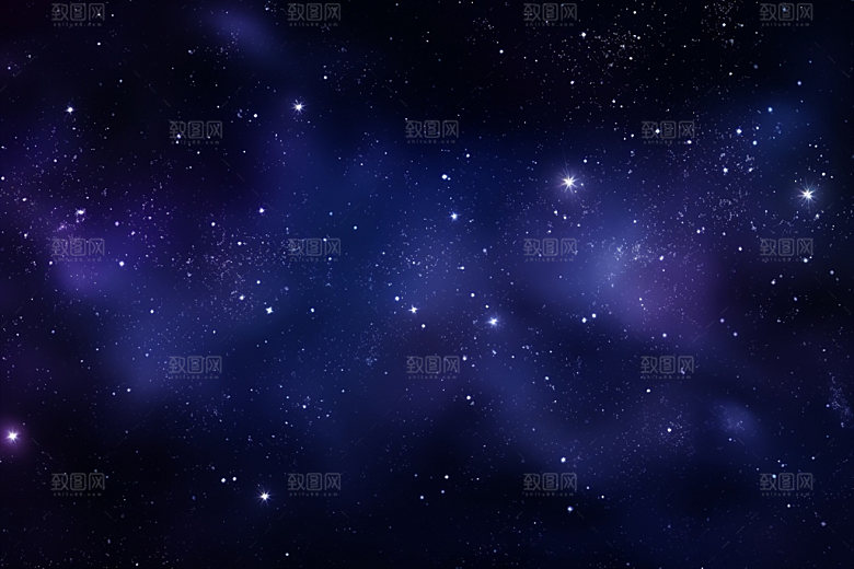 宇宙星空浪漫灿烂素材