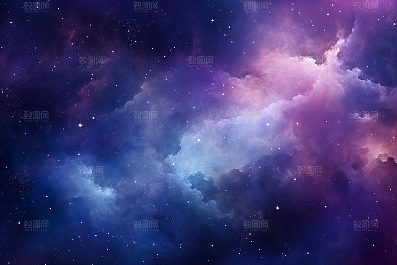 宇宙星空灿烂未来素材