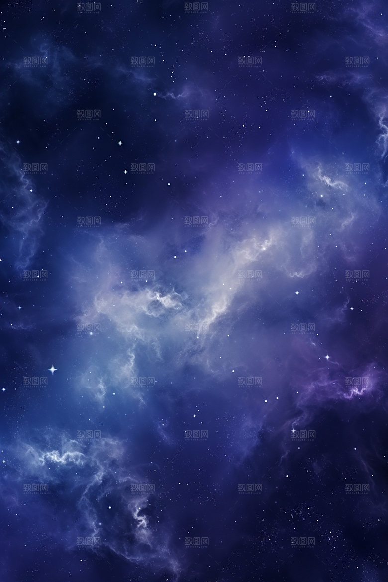 宇宙星空浪漫灿烂素材