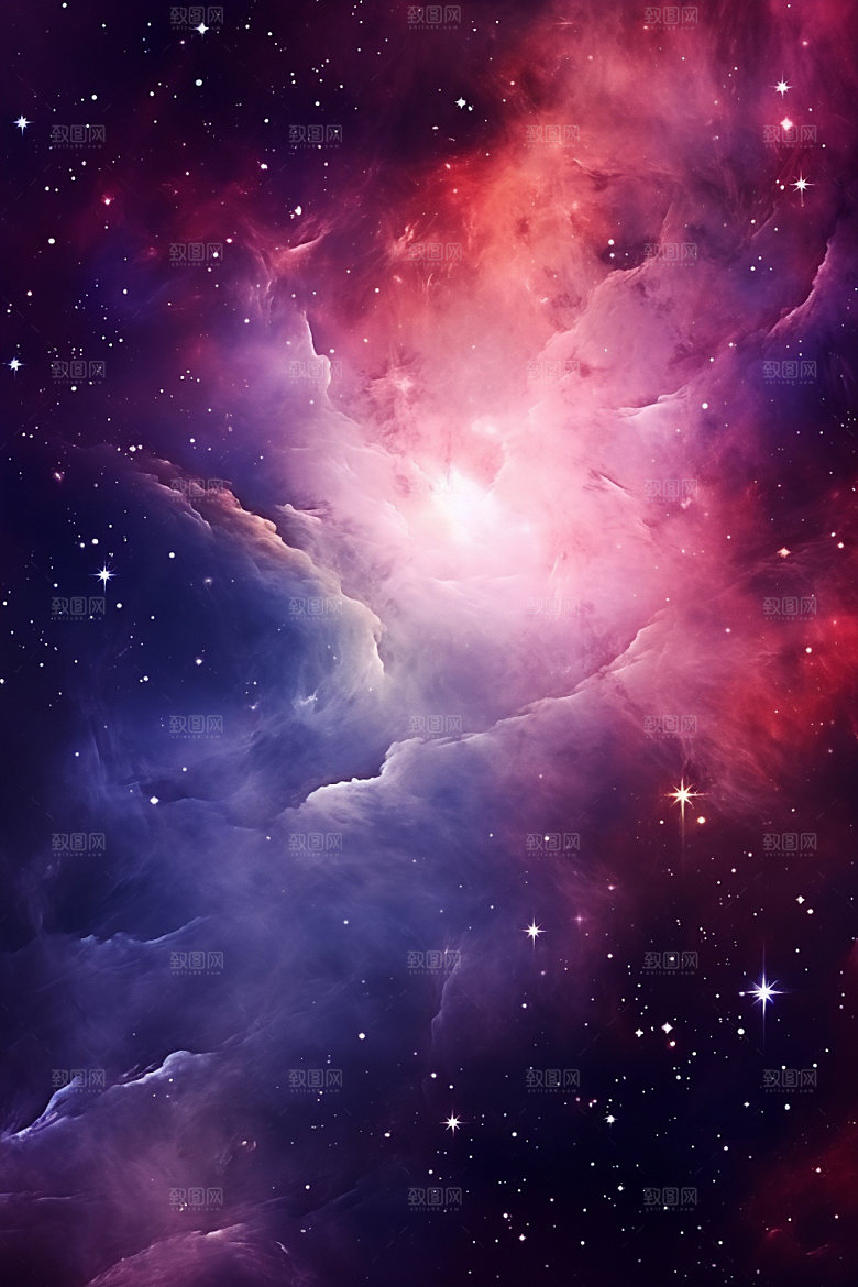 宇宙星空未来星云素材