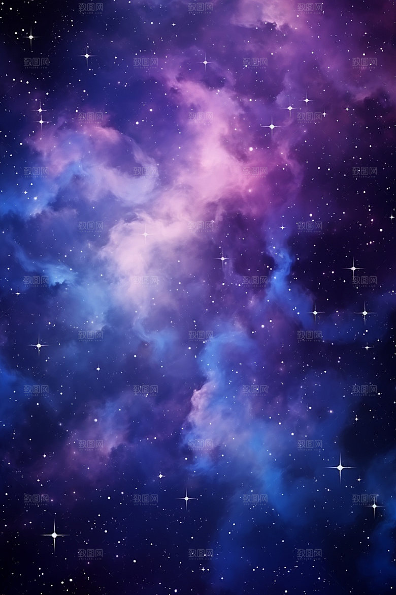 宇宙星空唯美浪漫素材