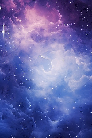 宇宙星空星云未来素材