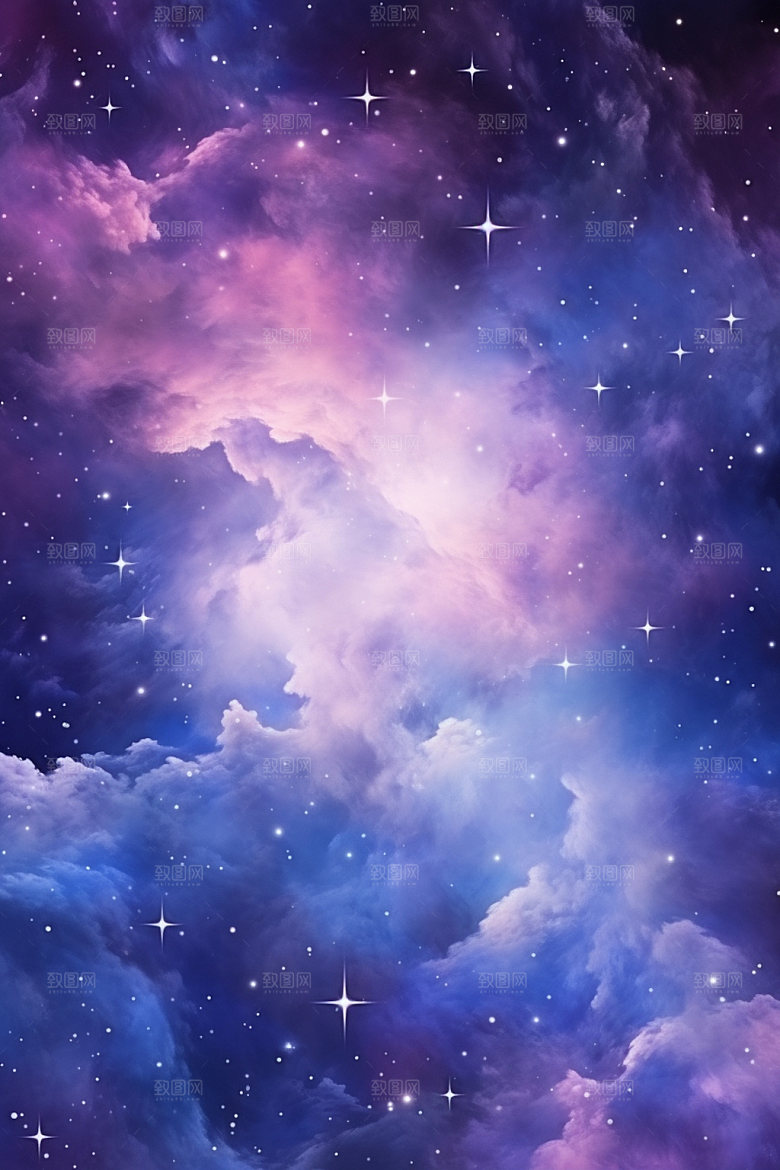 宇宙星空星云天空素材