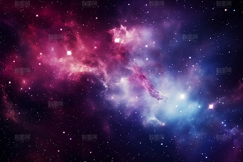 宇宙星空灿烂夜空素材