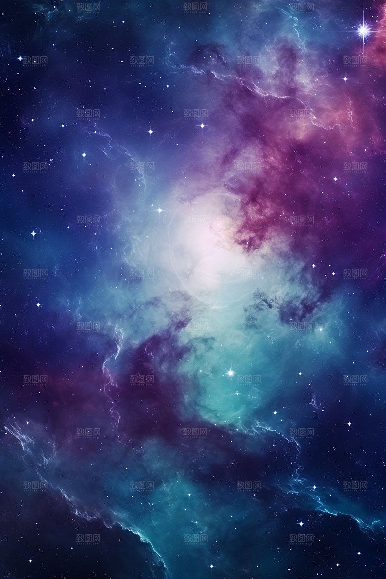 宇宙星空未来星云素材