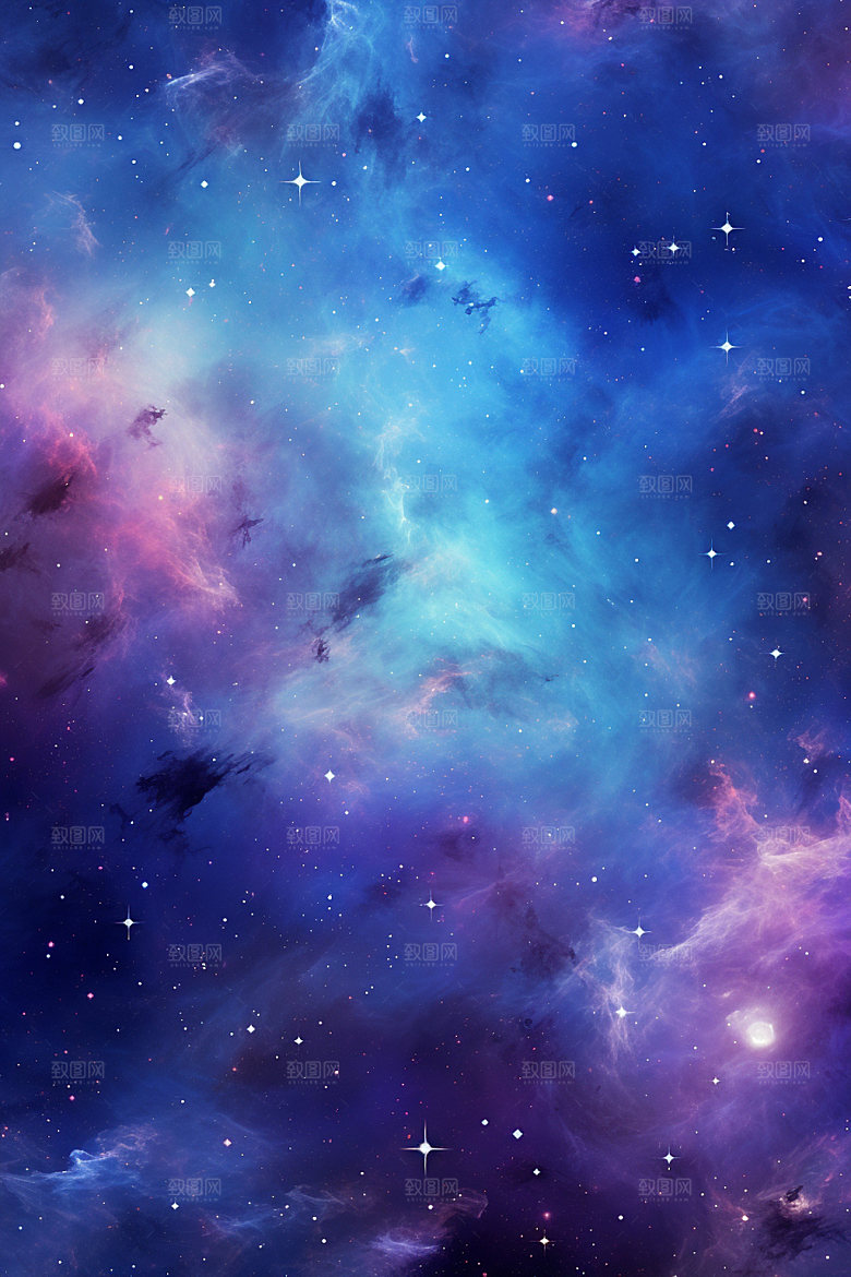 宇宙星空夜空灿烂素材