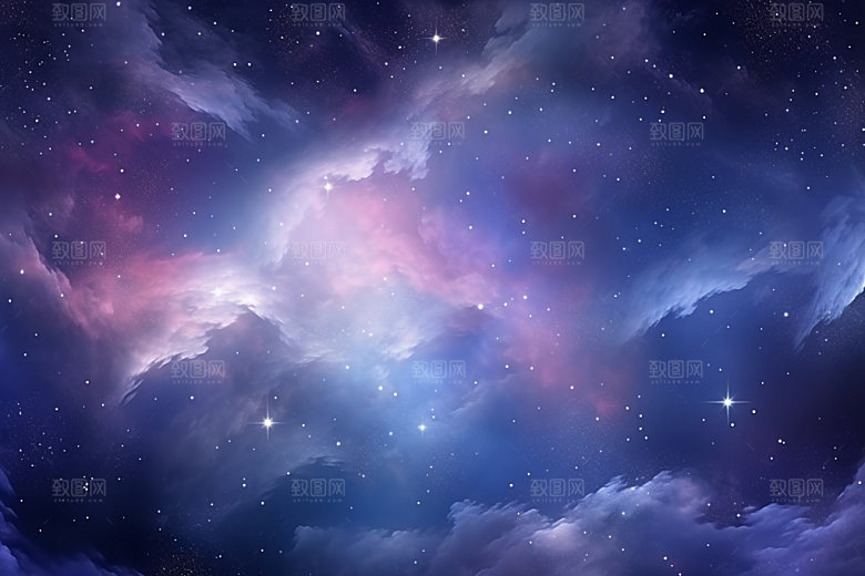 宇宙星空夜空星云素材