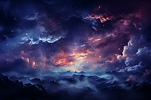 宇宙星空唯美高清素材