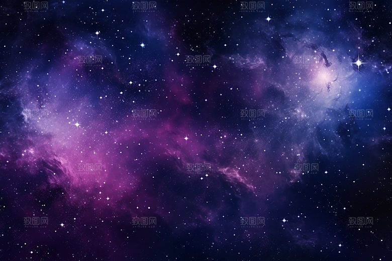 宇宙星空星云唯美素材