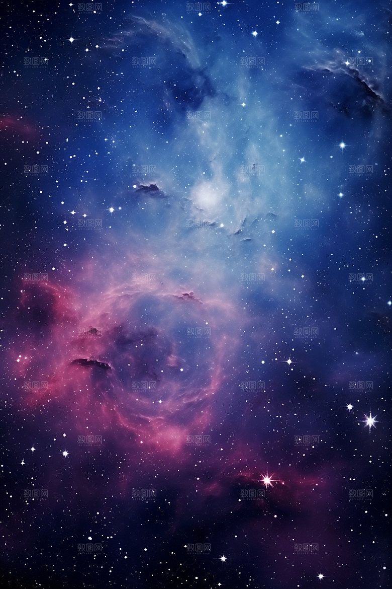 宇宙星空灿烂浪漫素材