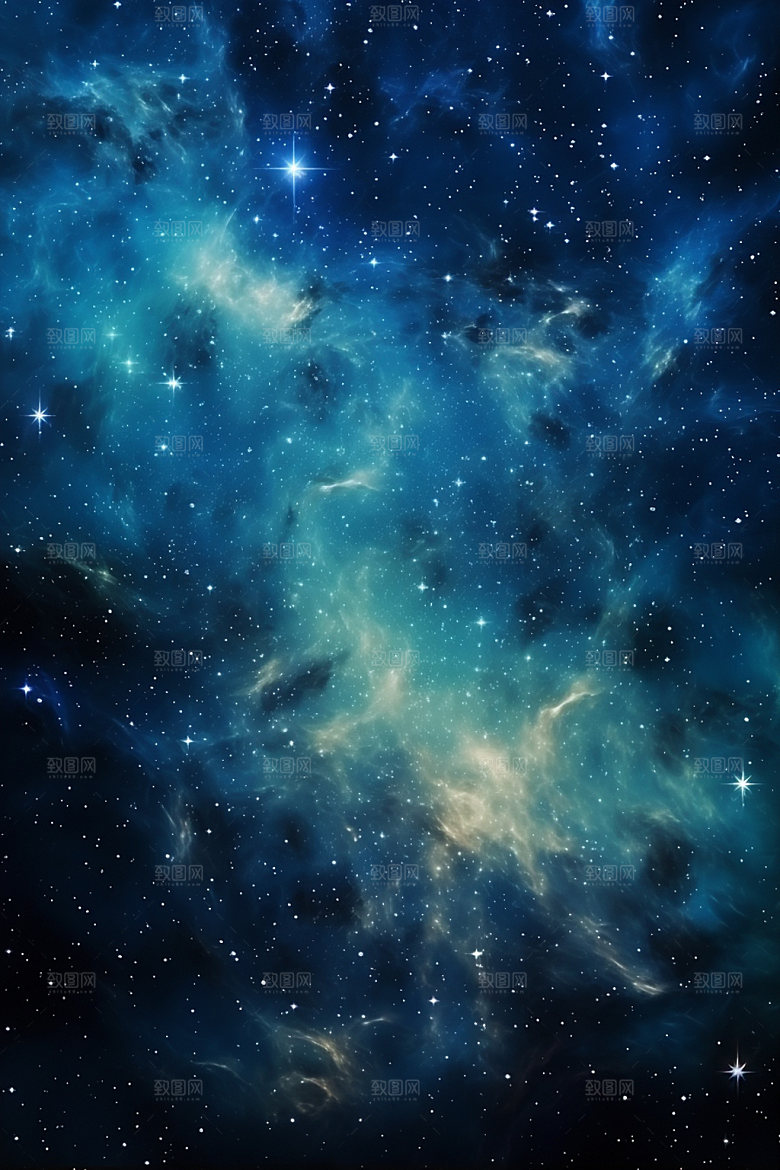 宇宙星空唯美星云素材