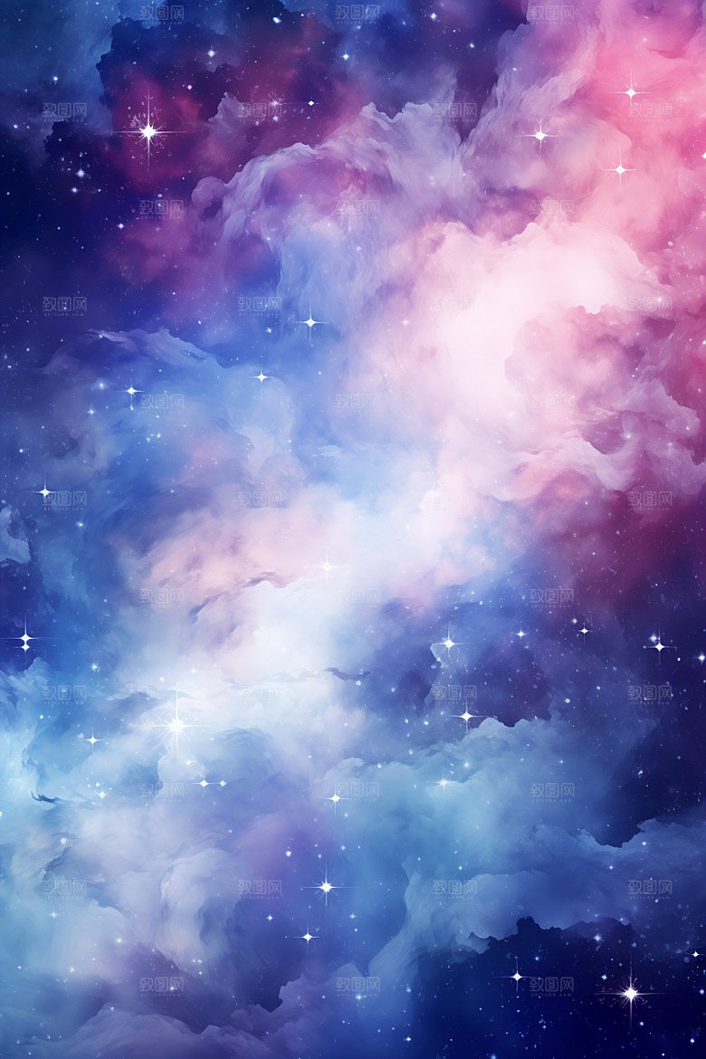 宇宙星空太空唯美素材
