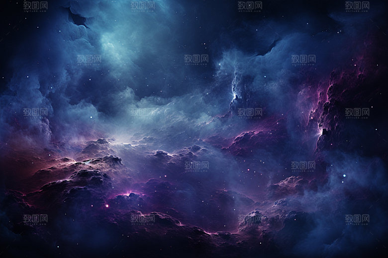 宇宙星空浪漫星云素材