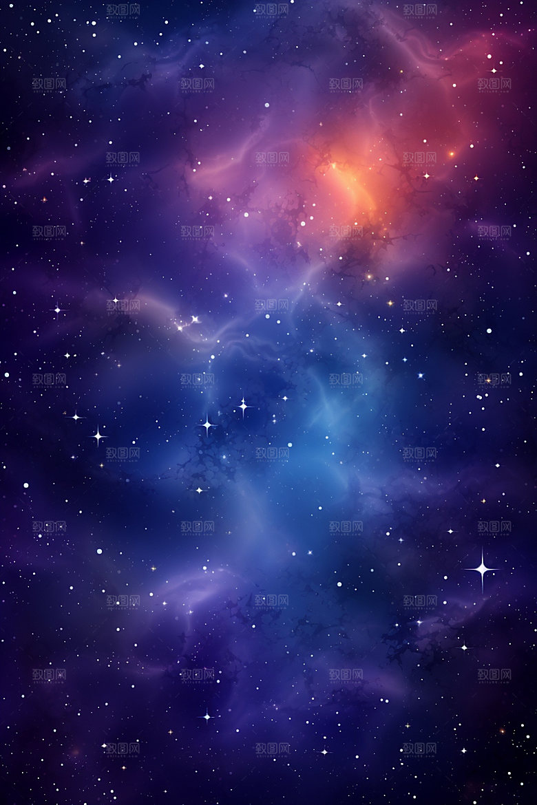 宇宙星空太空灿烂素材