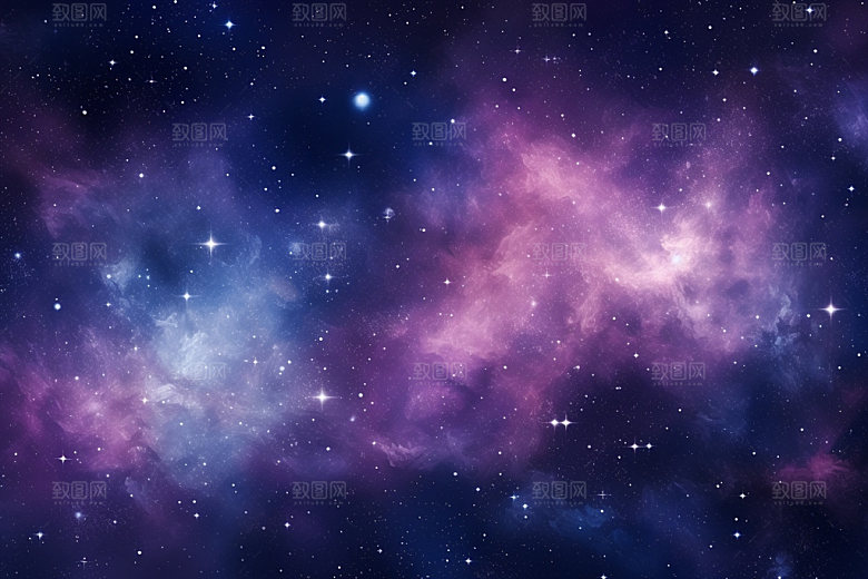 宇宙星空灿烂星云素材
