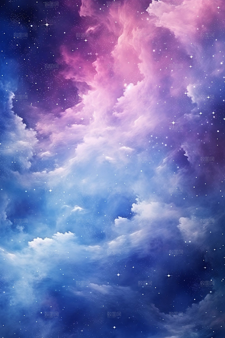 宇宙星空灿烂高清素材