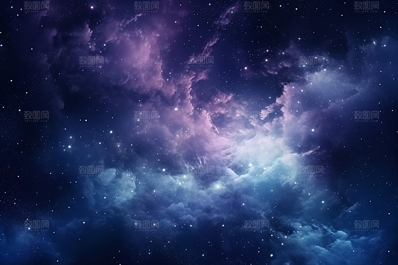 宇宙星空唯美灿烂素材