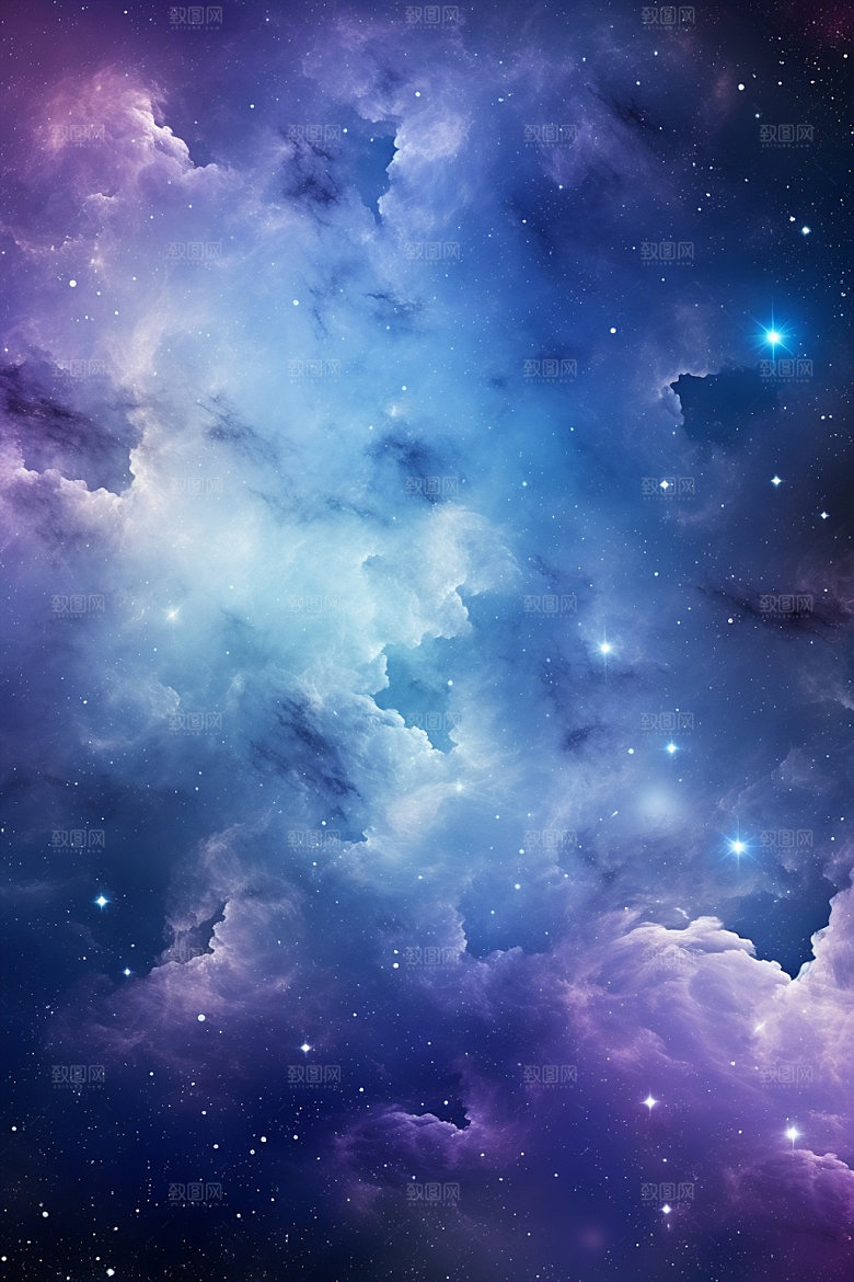 宇宙星空浪漫唯美素材