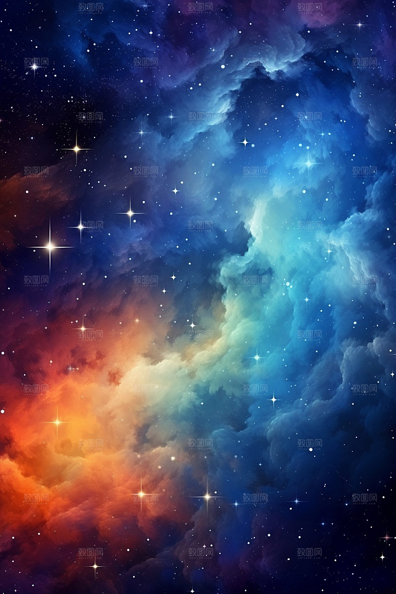 宇宙星空太空夜空素材