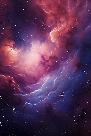 宇宙星空唯美未来素材