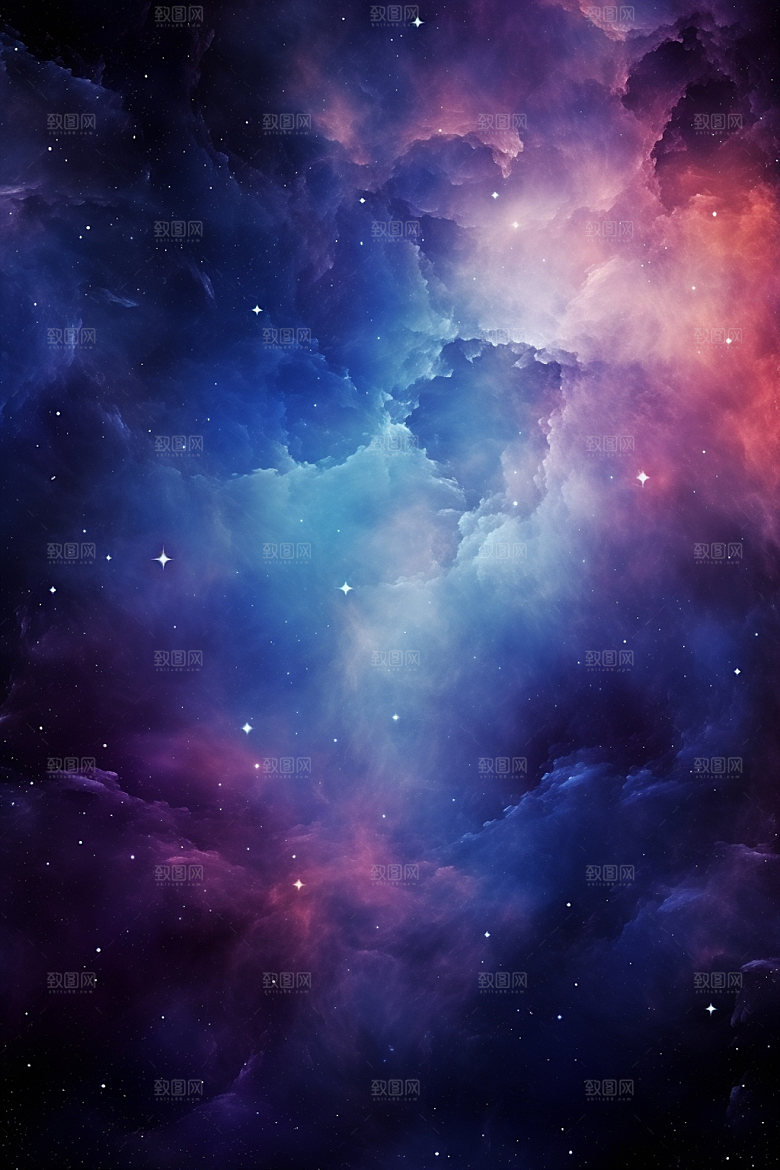 宇宙星空灿烂太空素材